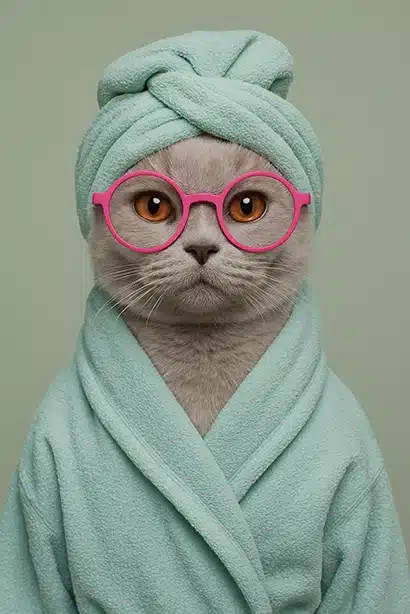 Portrait British Shorthair Spa, crée par Mon Animal est Fantastique
