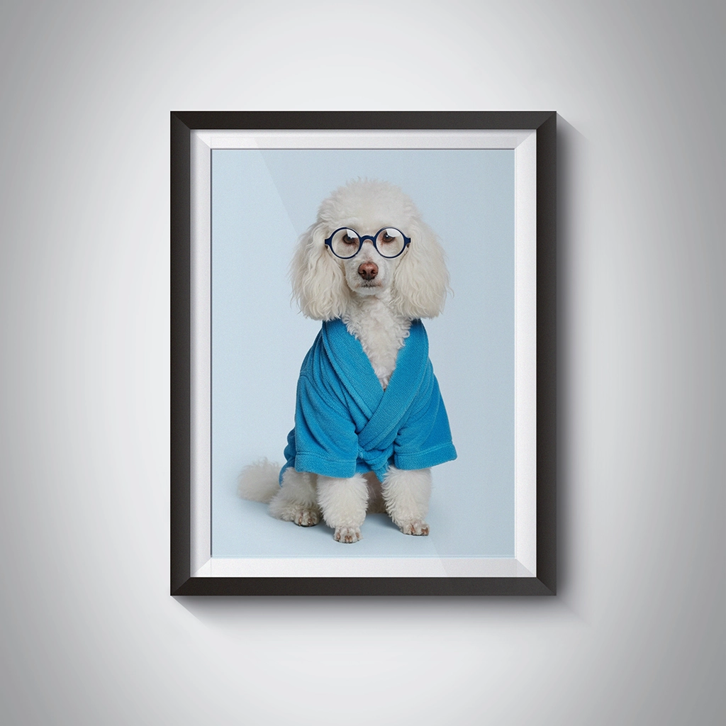 Portrait personnalisé d'un Caniche Spa sur Tableau, créé par Mon Animal est Fantastique