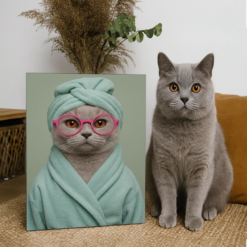 Portrait British Shorthair Spa personnalisable, créé par Mon Animal est Fantastique