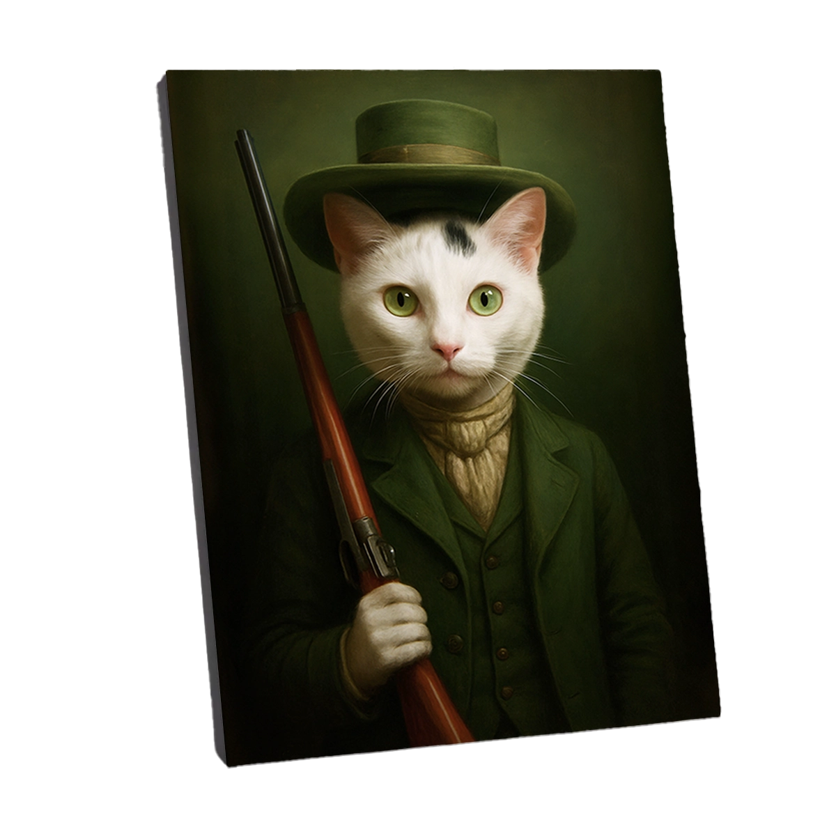 Portrait Chat Métiers personnalisable Toile Châssis, créé par Mon Animal est Fantastique