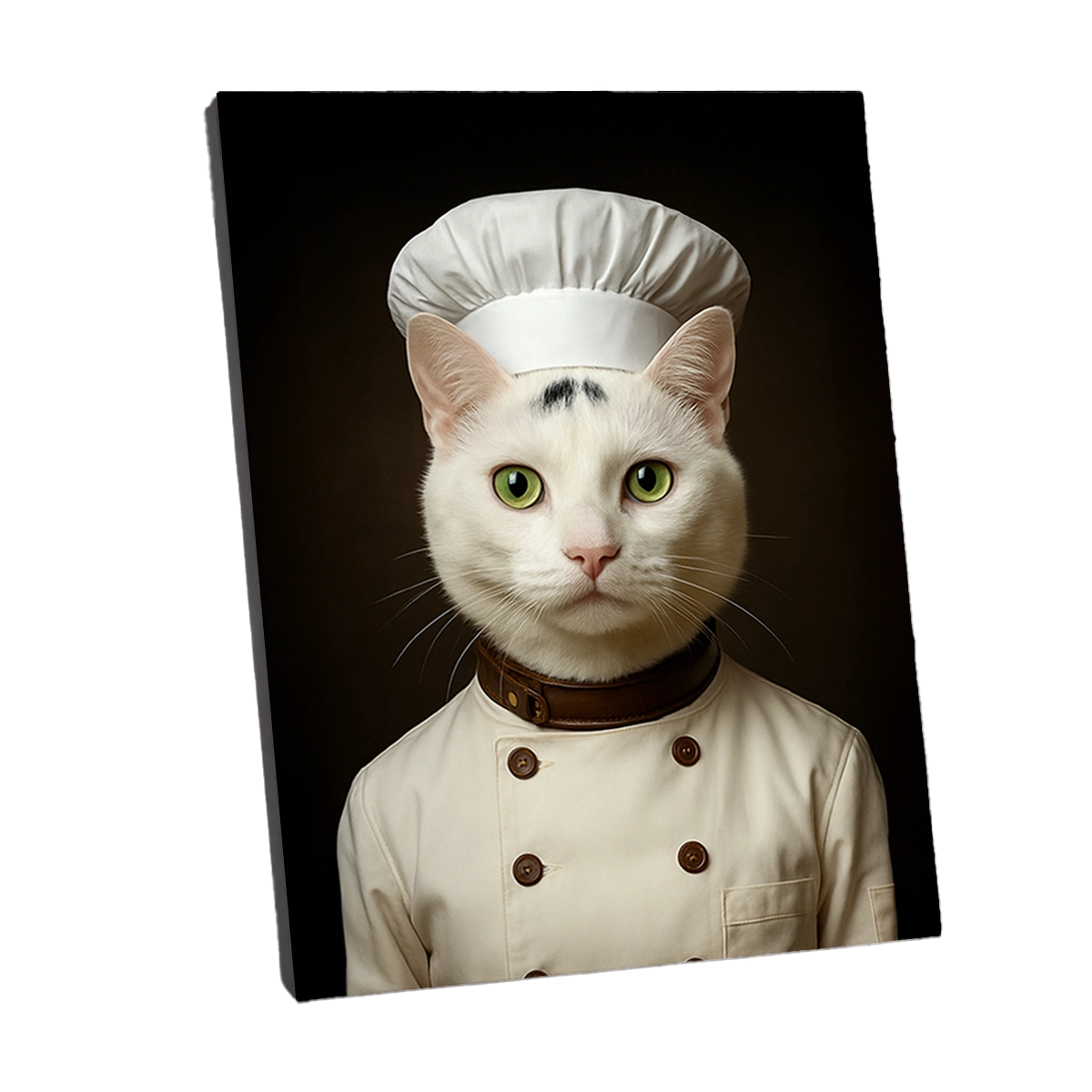 Portrait Chat Métiers personnalisable Toile Châssis, créé par Mon Animal est Fantastique