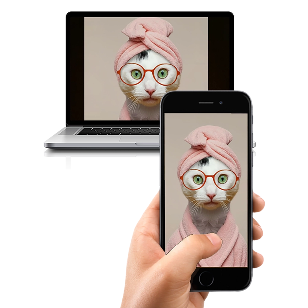 Portrait Chat Spa personnalisable numérique, créé par Mon Animal est Fantastique