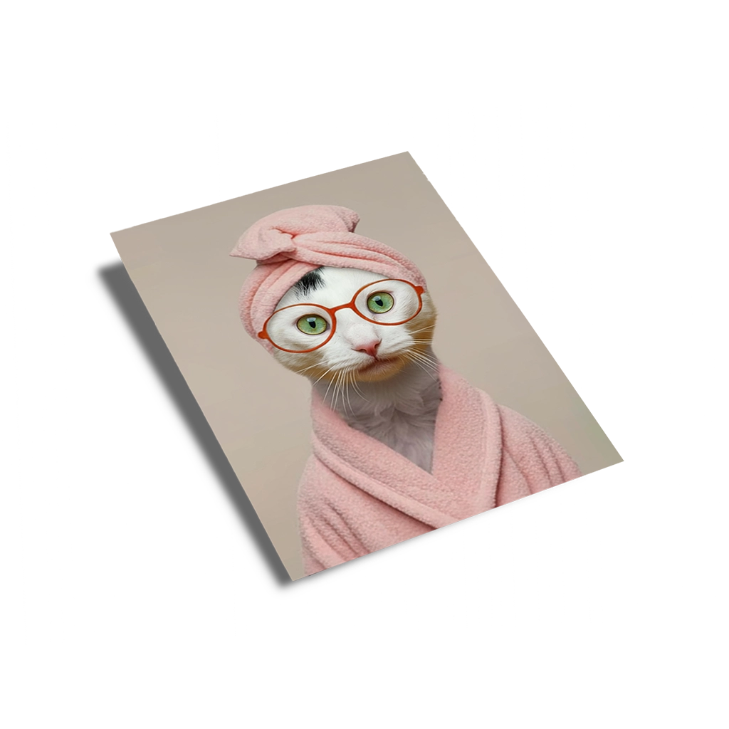 Portrait Chat Spa personnalisable Poster Papier, créé par Mon Animal est Fantastique