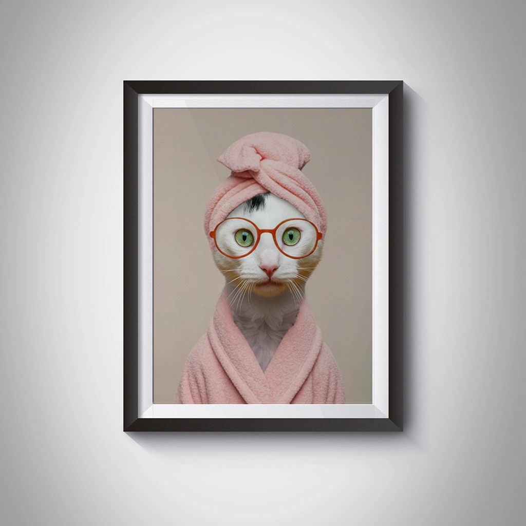 Portrait Chat Spa personnalisable Tableau, créé par Mon Animal est Fantastique