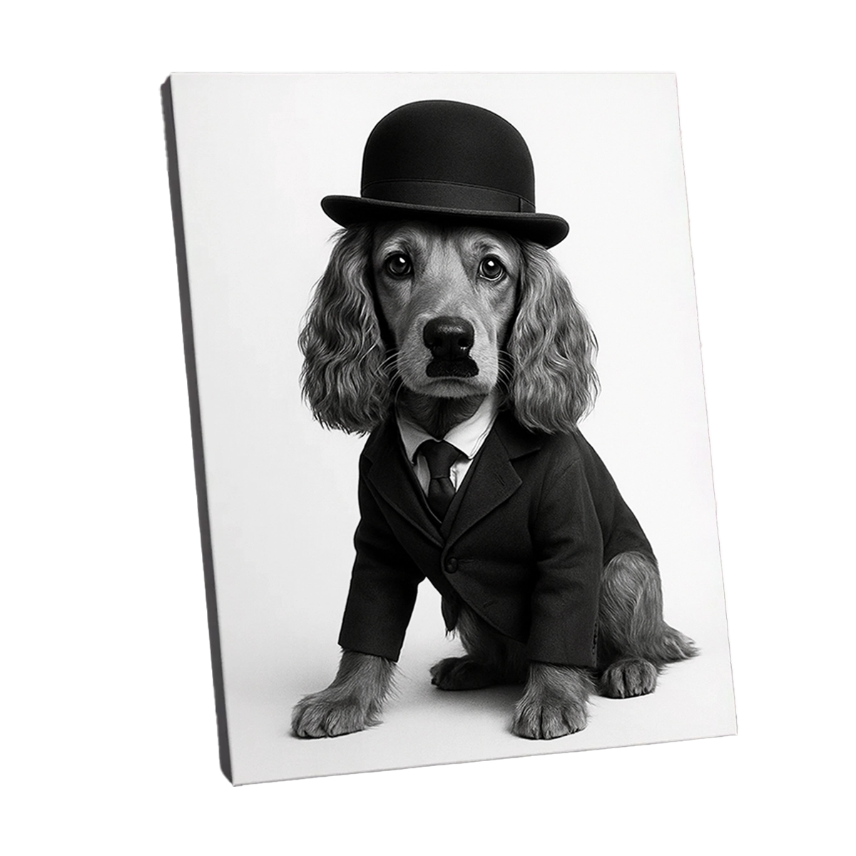 Portrait Cocker Chaplin personnalisable Toile, créé par Mon Animal est Fantastique