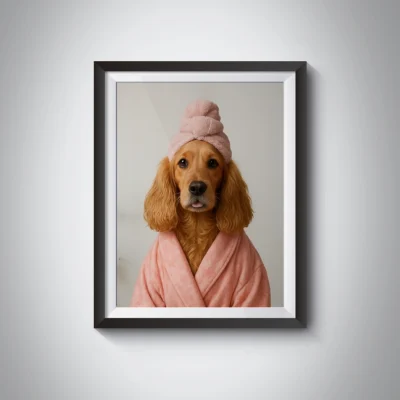 Tableau Cocker Portrait Cocker Spa - Mon Animal est Fantastique