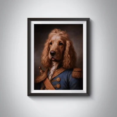 Tableau Cocker Portrait Cocker Victorien - Mon Animal est Fantastique