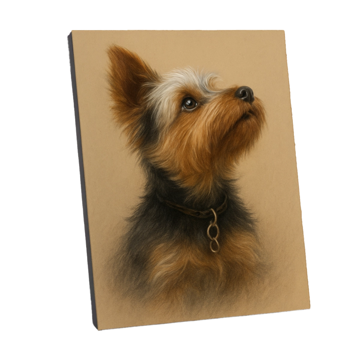 Portrait Yorkshire Pastel personnalisable Toile, créé par Mon Animal est Fantastique